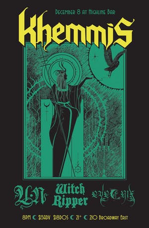 Khemmis, Un, Witch Ripper, Eye of Nix Khemmis, Un, Witch Ripper, Eye of Nix